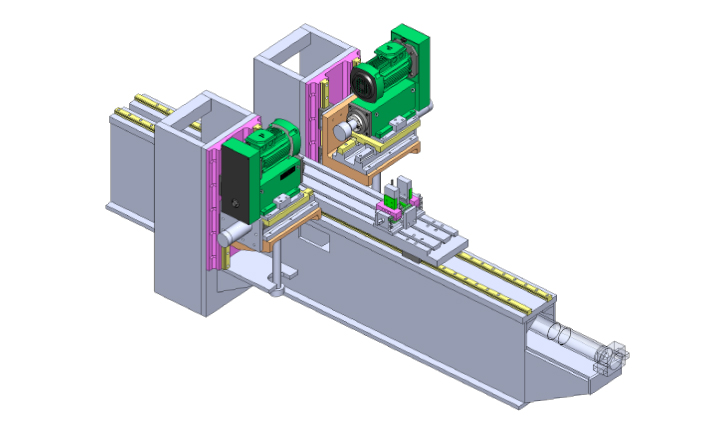 double side miling spring machine